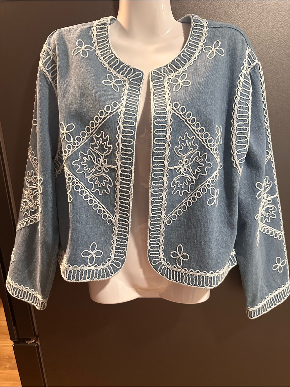 BCBGMaxAzria Light Blue cotton Top